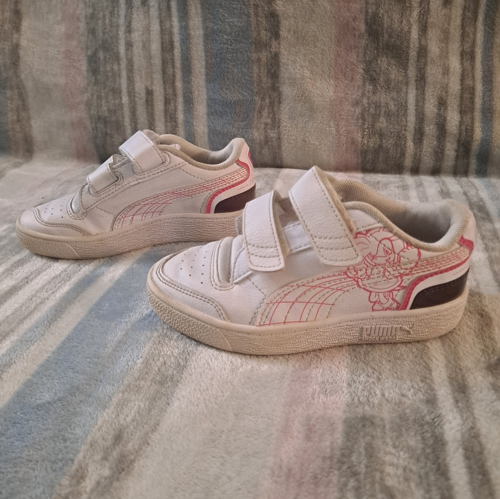 Puma Shockwedge Sonic the Hedgehog Shoes White/Pink Sz 11C